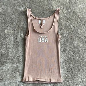 Skims Team USA Ribbed Tank Top Size XS